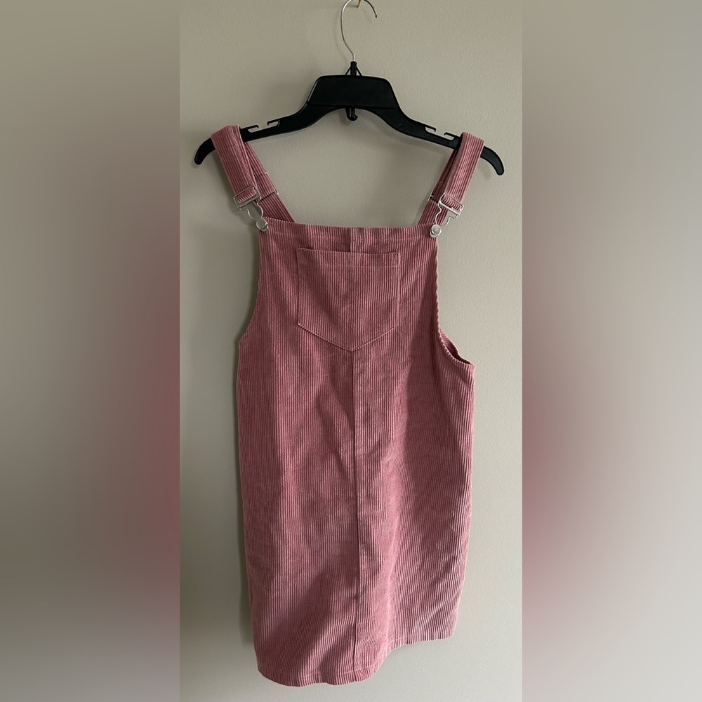 Y2K pink corduroy jumper 90s school girl preppy size small